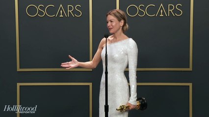 Renée Zellweger Discusses Best Actress Win For 'Judy' Backstage at 2020 Oscars
