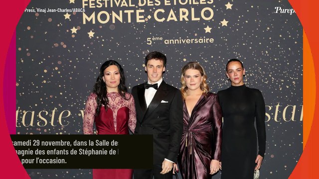 Le prince Albert de Monaco de sortie avec les trois enfants de sa soeur Stéphanie : Louis, Pauline et Camille réunis pour une soirée spéciale