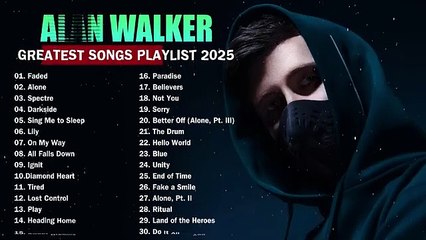 Alan Walker Greatest Hits 2025 - Alan Walker Playlist Remix - The Best Of Alan Walker