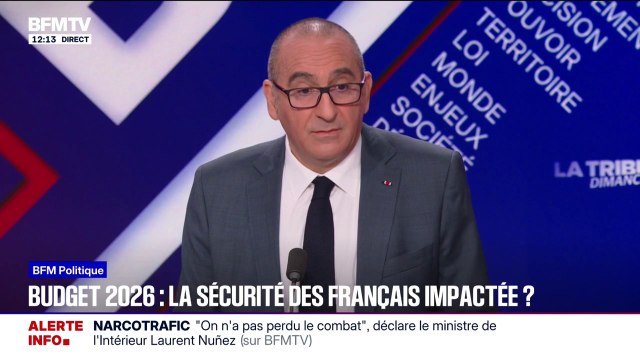 Une non-adoption du budget serait catastrophique pour le ministère de l'Intérieur et pour la sécurité de nos concitoyens , pointe Laurent Nuñez