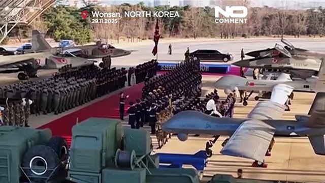 Kuzey Kore lideri Kim Jong-un ve kızı, Hava Kuvvetleri'nin 80. yılını kutladı