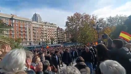 Rajoy, Aznar, Feijóo y Ayuso llegan juntos a la protesta del PP en Madrid