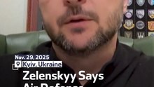 Zelenskyy Says Air Defense Remains Priority