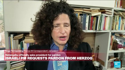 Israeli PM Netanyahu turns to president for pardon in ongoing trial