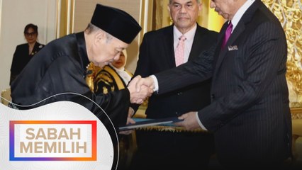 Hajiji angkat sumpah Ketua Menteri Sabah untuk penggal kedua.