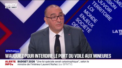 "Une mesure trop stigmatisante": Laurent Nuñez n'est "pas favorable" à l'interdiction du port du voile pour les mineures dans l'espace public