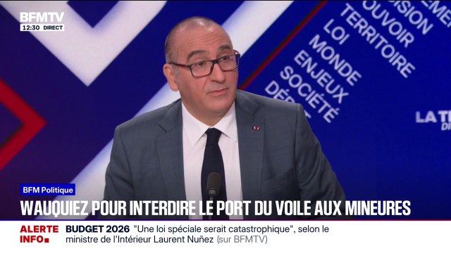 Une mesure trop stigmatisante : Laurent Nuñez n'est pas favorable à l'interdiction du port du voile pour les mineures dans l'espace public