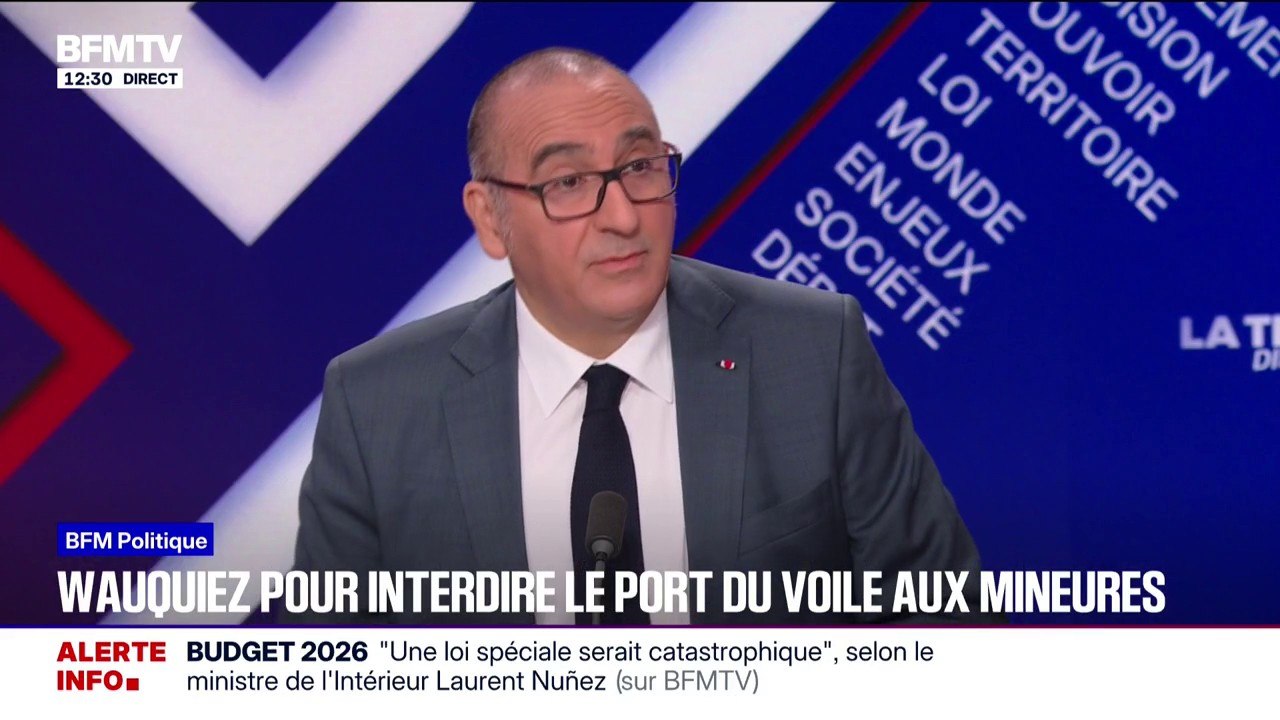 "Une mesure trop stigmatisante": Laurent Nuñez n'est "pas favorable" à l'interdiction du port du voile pour les mineures dans l'espace public