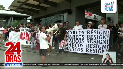 Ilang grupong kritiko ng pangulo, nagtipon-tipon sa EDSA Shrine at Liwasang Bonifacio | 24 Oras Weekend