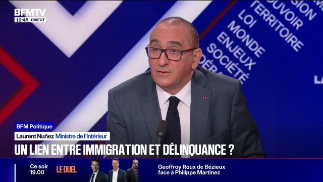 Laurent Nuñez refuse de faire le lien entre immigration et délinquance