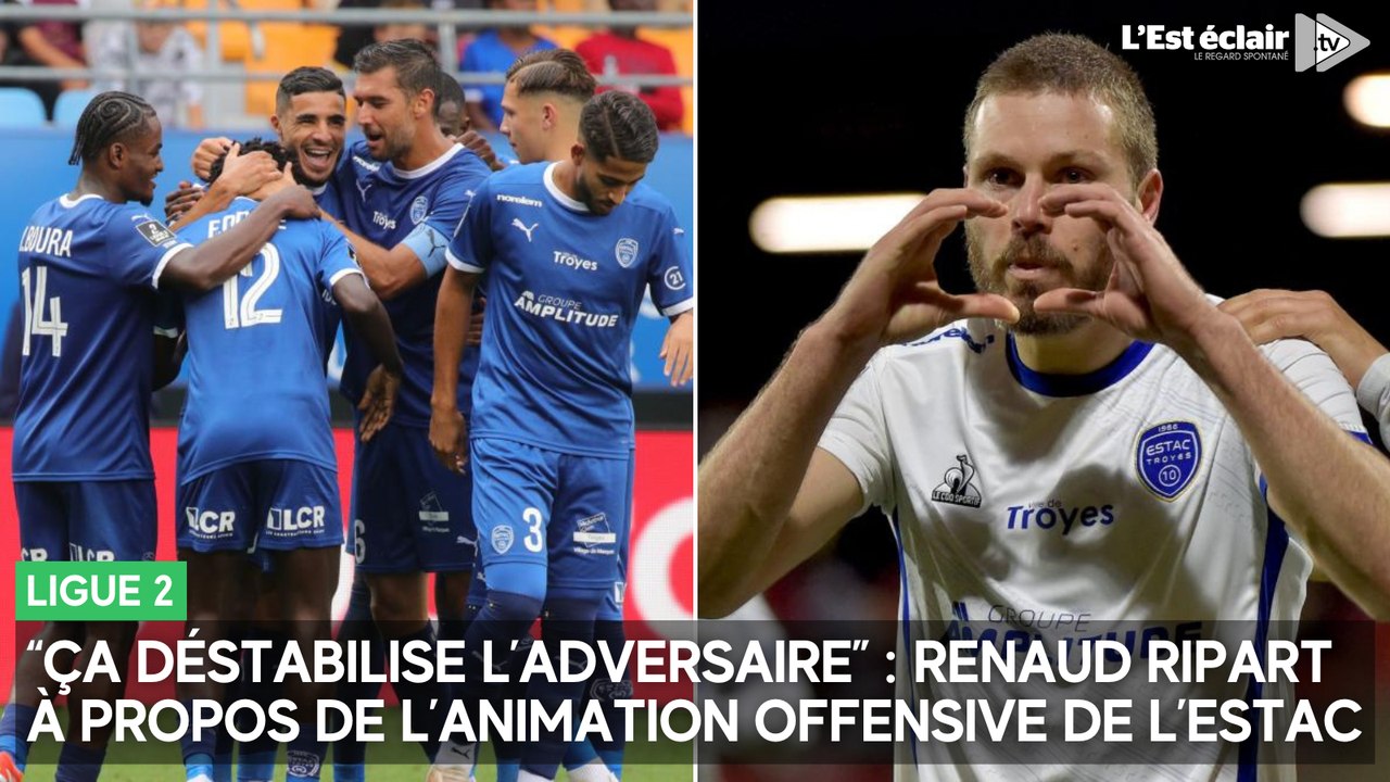 “Ça déstabilise l’adversaire” : Renaud Ripart à propos de l’animation offensive de l’Estac