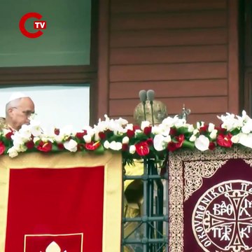 Papa 14. Leo Fener Rum Patrikhanesi'nde ayine katıldı