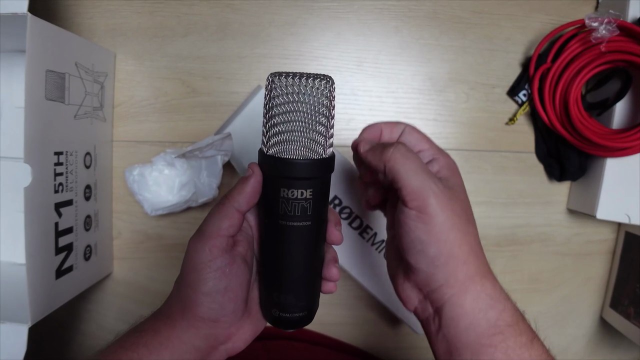 The best microphone from Rode NT1 5th generation, a studio condenser microphone with XLR and USB outputs. Review, watch!