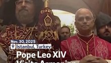 Pope Leo XIV Visits Armenian Cathedral