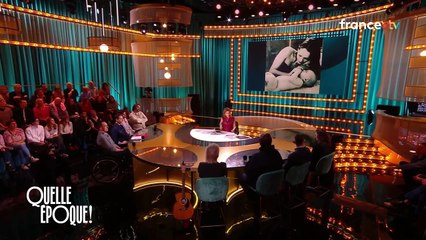 Justine Lévy sur le plateau de "Quelle Époque !" sur France 2