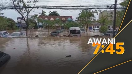 Kenderaan Malaysia di Hat Yai rosak teruk