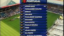 Portugal v Denmark Group D 09-06-1996