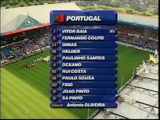 Portugal v Denmark Group D 09-06-1996
