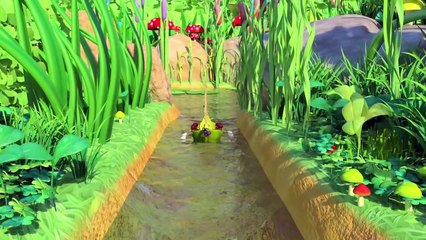 Row, Row, Row Your Boat Ants! - KidTv Furry Friends - Animals for Kids