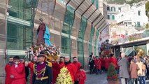 Amalfi (SA) -  La processione con le statue di Sant’Andrea Apostolo (30.11.25)