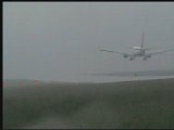 Landing Boeing737 Ryanair EI-CSR at the airport of Dinard