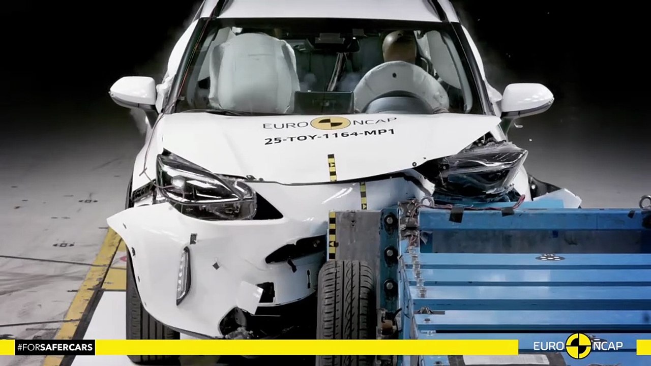 Le crossover urbain Toyota Yaris Cross obtient quatre étoiles sur cinq étoiles aux crash-tests Euro NCAP 2025