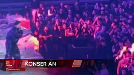 Lvbel C5 konserinde sahneye atlamak isteyen hayranın kalçası alev aldı