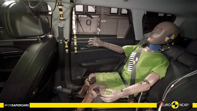 Le SUV de taille intermédiaire électrique Kia EV5 obtient cinq étoiles aux crash-tests Euro NCAP 2025