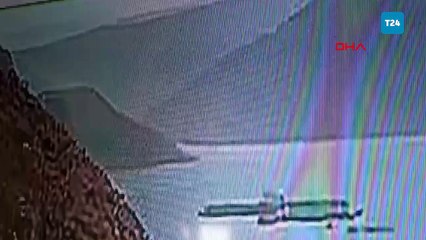 Van’da otomobil baraj gölüne yuvarlandı: İşte o anlar!