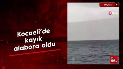 Kocaeli'de kayık alabora oldu