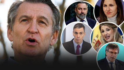 Los mensajes de Feijóo a los partidos políticos