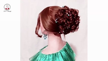 front hairstyle|ladies hair style for wedding|bridal hairstyle|party hairstyle|easy hairstyles  Your Queries.simple hairstyle for short hair, simple hair style girl,easy front variation hairstyle,Beautiful & Different Hairstyles Tutorial | New Simple Hair