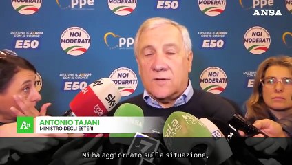 Tajani, italiani feriti da coloni non sono gravi,verso Ramallah