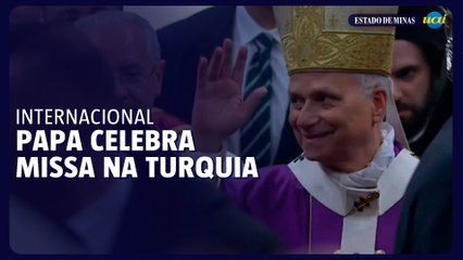 Papa celebra primeira missa na Turquia após visita histórica à Mesquita Azul