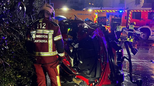 Un accidente de tráfico se cobra la vida de tres jóvenes en Cabezón de la Sal (Cantabria)