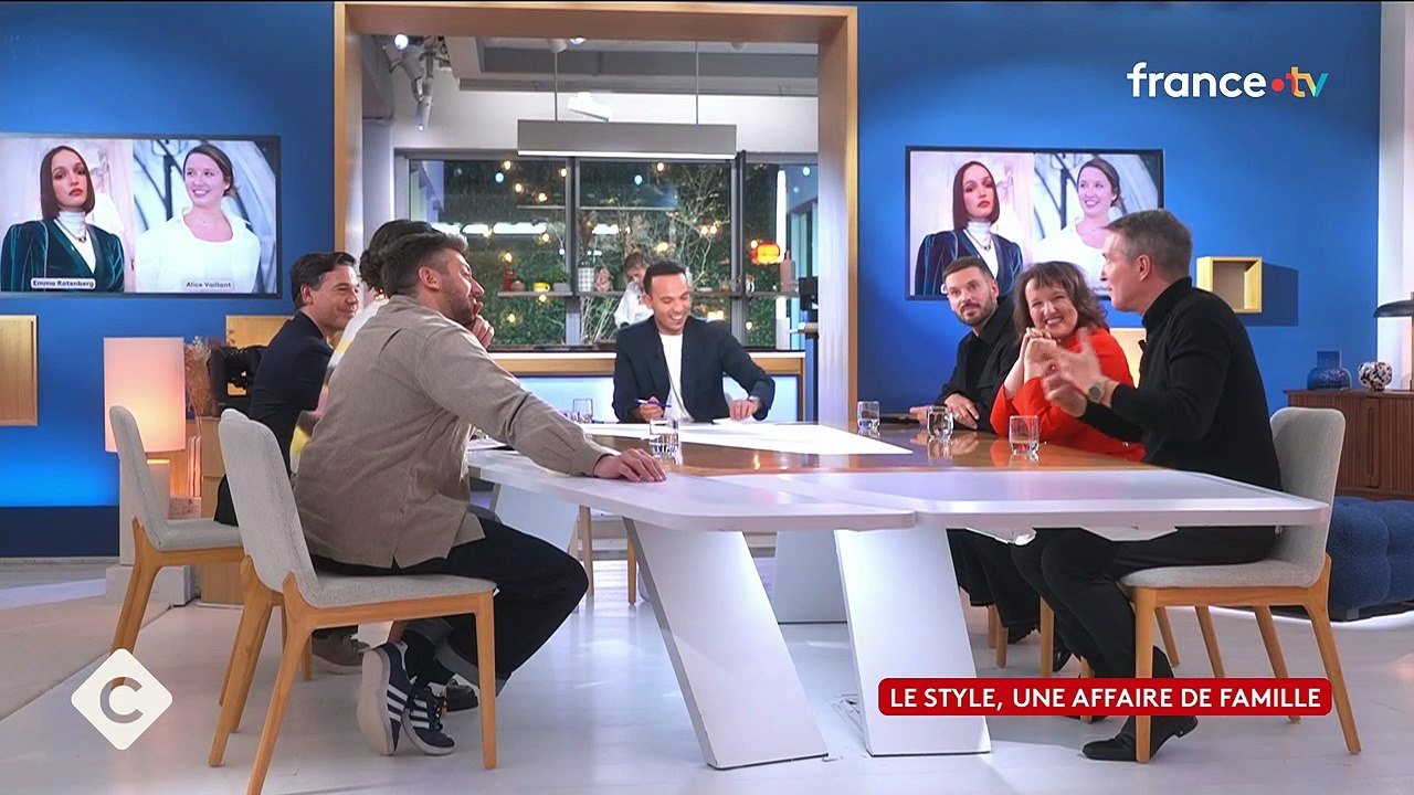 Les filles d'Anne Roumanoff et de Stéphane Rotenberg travaillent dans le même milieu et ils en sont très fiers ©France 5 - C à vous