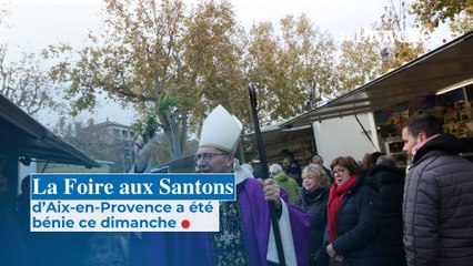 La Foire aux Santons d’Aix-en-Provence a été bénie ce dimanche
