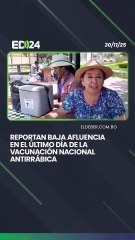 Reportan baja afluencia  en el último día de la vacunación nacional antirrábica