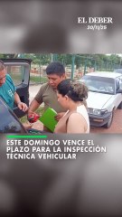 Este domingo vence el plazo para la Inspección Técnica Vehicular