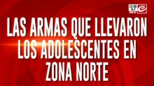 Alarmante: alumnos llevaron armas al Último Último Día en Zona Norte
