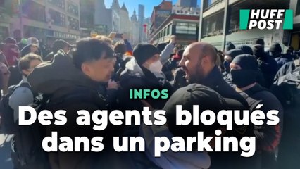 Ces manifestants ont employé une méthode inattendue pour tenter de bloquer l’ICE
