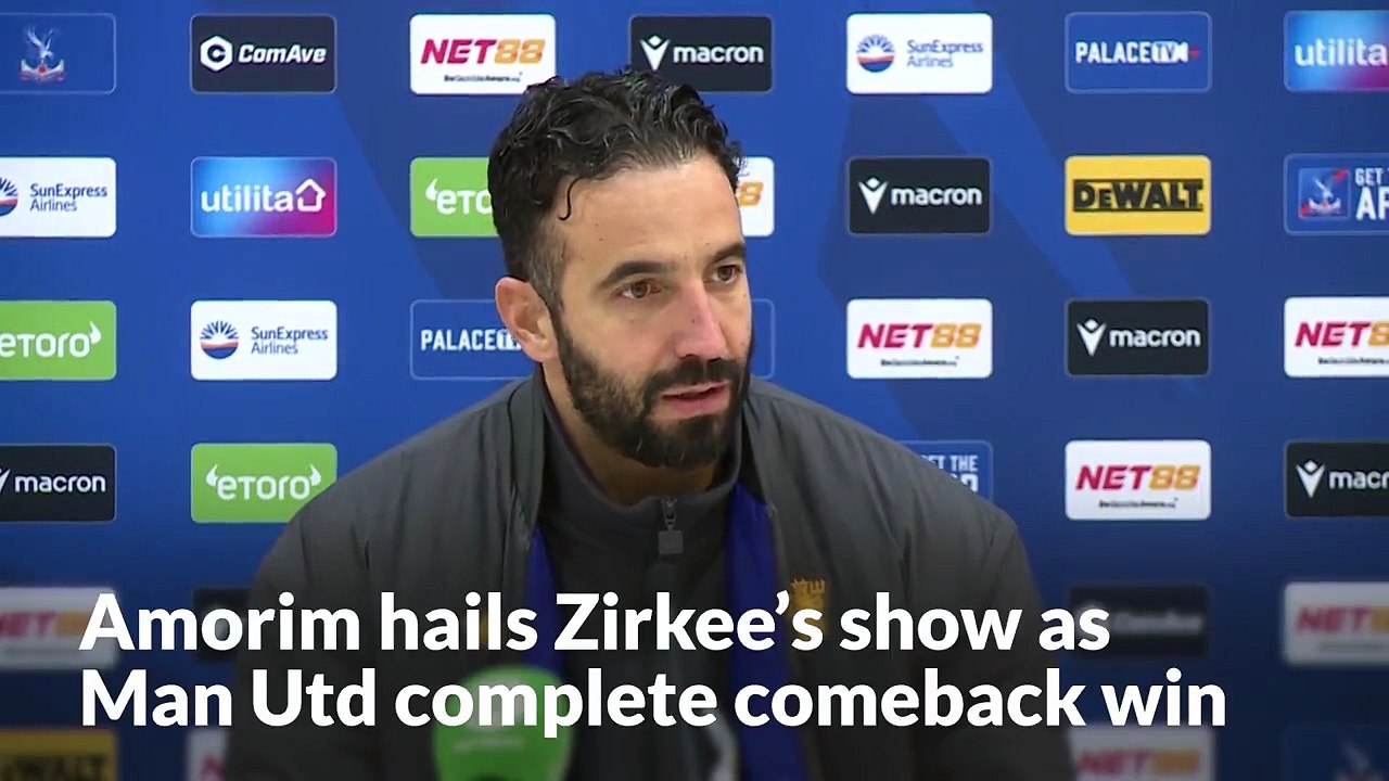 Amorim hails Zirkzee's performance as Man Utd complete comeback win