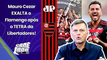 SENSACIONAL! OLHA o que MAURO CEZAR FALOU após o TETRA DO FLAMENGO na LIBERTADORES sobre o PALMEIRAS