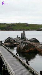 Submarino nuclear afunda com toda tripulção durante reboque K-159