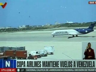 Aerolínea panameña "Copa Airlines" confirmó continuar sus operaciones comerciales con Venezuela
