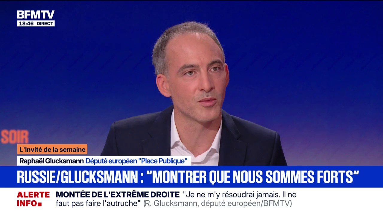 Raphaël Glucksmann annonce proposer "un service civique universel et obligatoire"