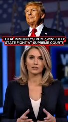TOTAL IMMUNITY! TRUMP WINS DEEP STATE FIGHT AT SUPREME COURT!