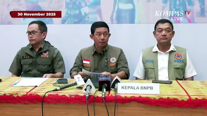 [Full] Kepala BNPB Jawab soal Penjarahan Gudang Bulog Sibolga hingga Update Penanganan Bencana