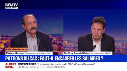 "C'est démesuré le salaire des patrons du CAC 40", estime Philippe Martinez, ex-secrétaire général de la CGT