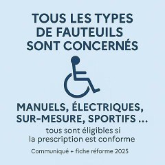 Reforme fauteuil roulant
